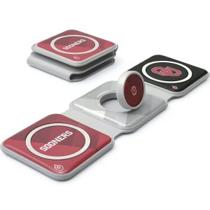 Oklahoma Sooners 3-in-1 Foldable Charger Keyscaper Plastic-0