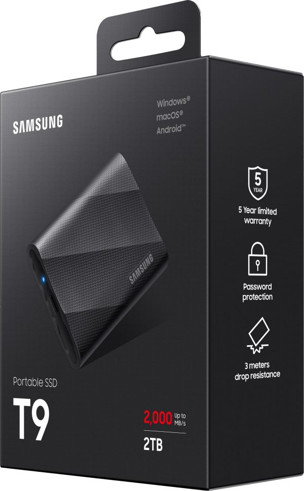 Samsung T9 Portable SSD External Storage Fast Speeds-9