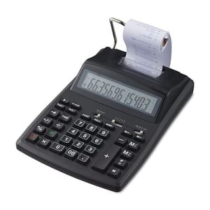 Staples Printing Calculator 12 Digit LCD Display Desktop-0
