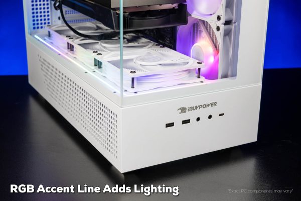 iBUYPOWER Gaming Desktop AMD Ryzen 7 RTX 5060 16GB DDR5-4