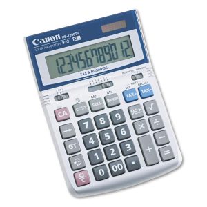 Canon Desktop Calculator 12 Digit Display Angled Design-0