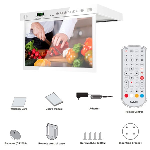 Sylvox Kitchen Smart TV Google TV Rotating Screen-3