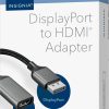 Insignia DisplayPort to HDMI Adapter 4K Ultra HD Braided-6