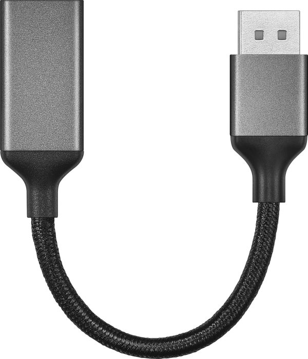 Insignia DisplayPort to HDMI Adapter 4K Ultra HD Braided-5