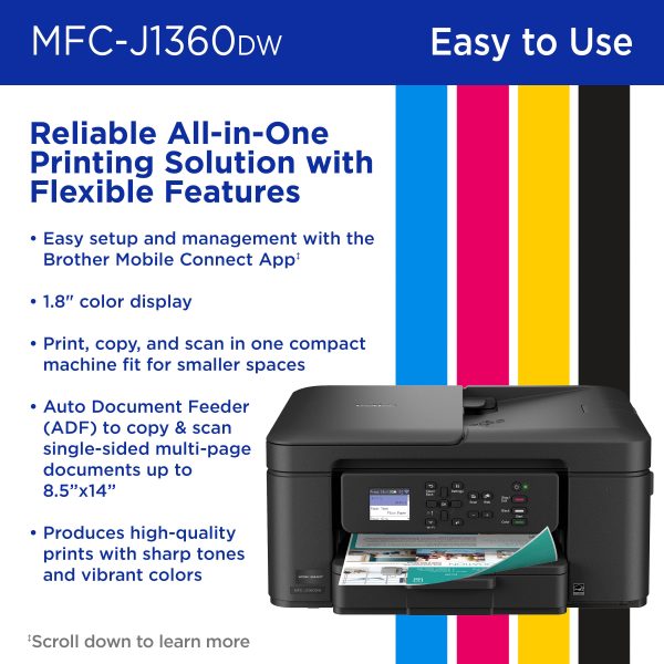 Brother MFC J1360DW All in One Printer Wireless Duplex-6
