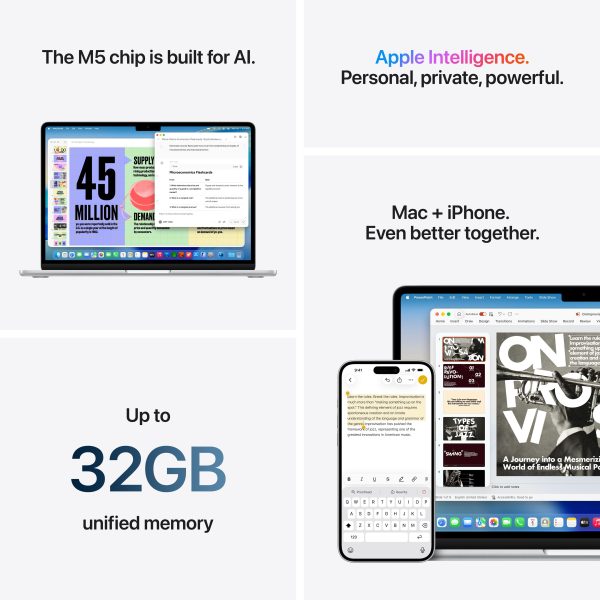 MacBook Air M5 Chip 16GB Memory 512GB SSD Midnight-7