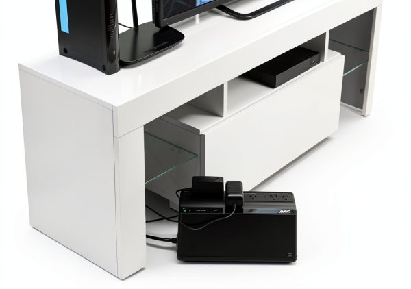APC Back UPS 650VA Battery Backup Surge Protection-6