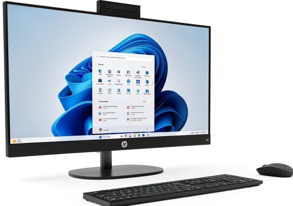 HP Copilot+ PC 24 Touch Screen All-in-One Ryzen AI 5-7
