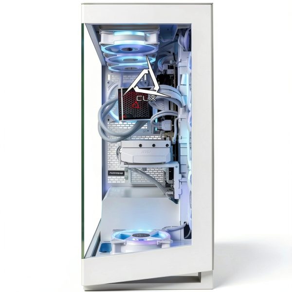 CLX Horus Gaming Desktop Intel Ultra 9 RTX 5080 White PC-2