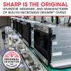 Sharp 24 Inch Built In Microwave Drawer Oven Stainless Steel-4