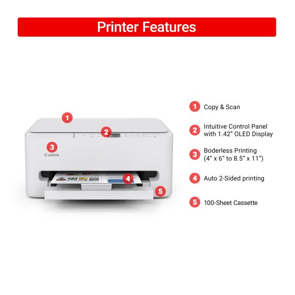 Canon PIXMA TS6520 Wireless All In One Inkjet Printer-3