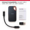 SanDisk Extreme Portable SSD External USB C NVMe Storage-11