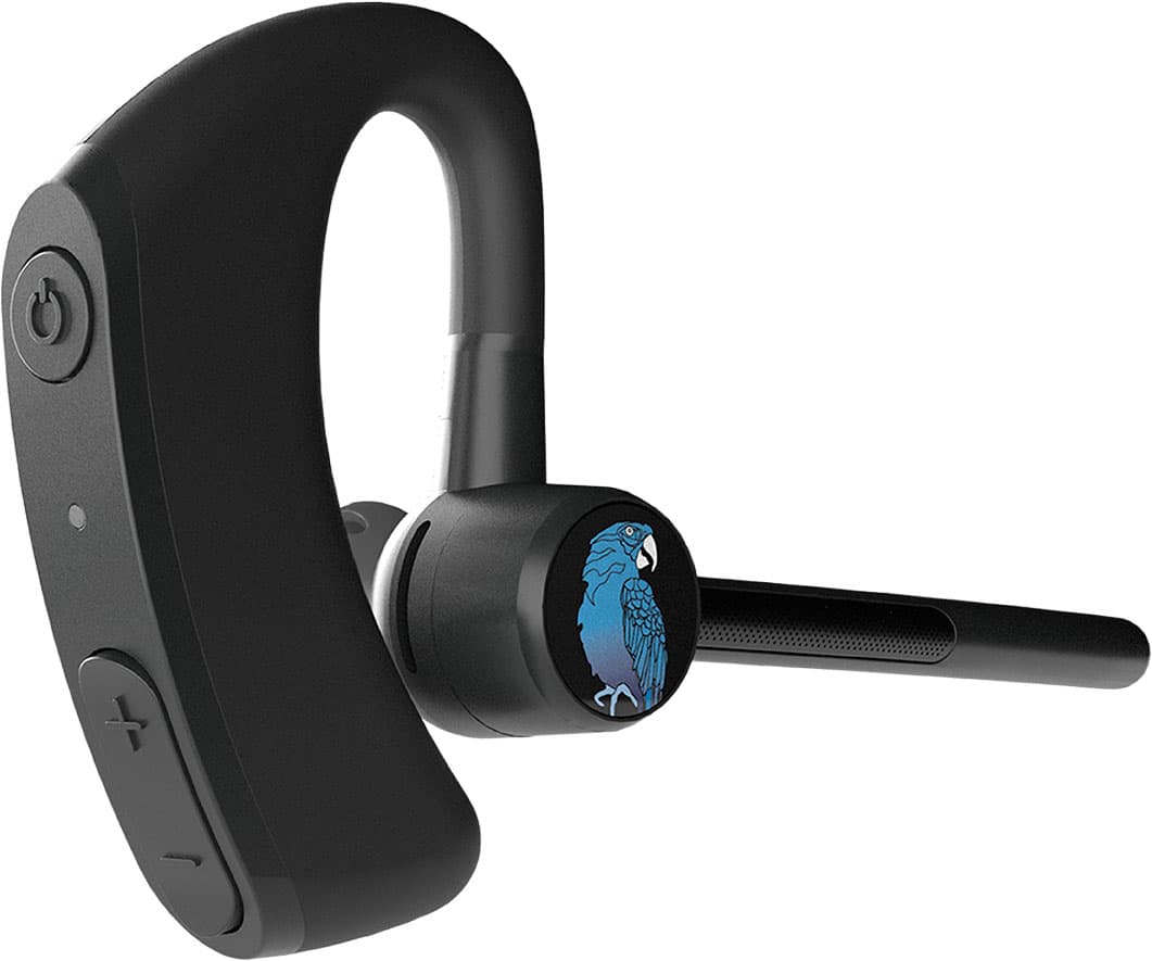 BlueParrott M500 XT headset in use during a call