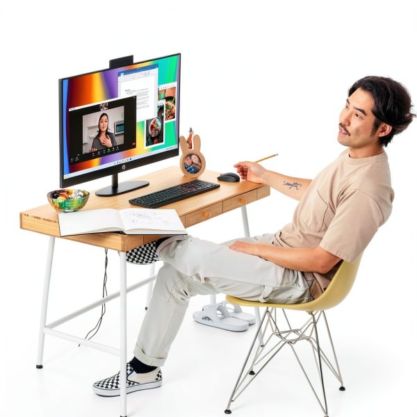 HP 27 Touch Screen All in One AMD Ryzen 7 16GB Memory-10