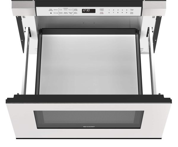 Sharp Drawer Microwave Sensor Cooking Stainless Steel Built-1