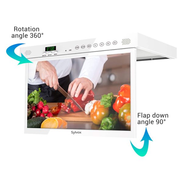 Sylvox Kitchen Smart TV Google TV Rotating Screen-4