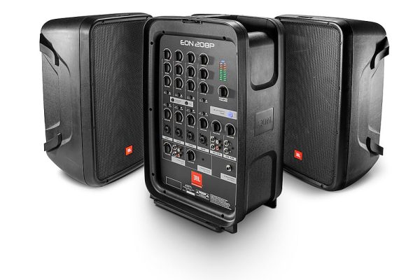 JBL EON208P Portable PA System Bluetooth 8-Channel Mixer-4