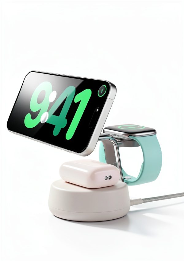 UltraCharge Pro 3-in-1 Magnetic Charging Dock Qi2 Fast-1