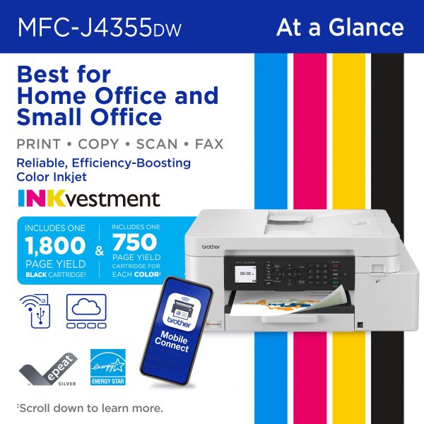 Brother INKvestment 4355 Wireless All in One Inkjet Printer-1