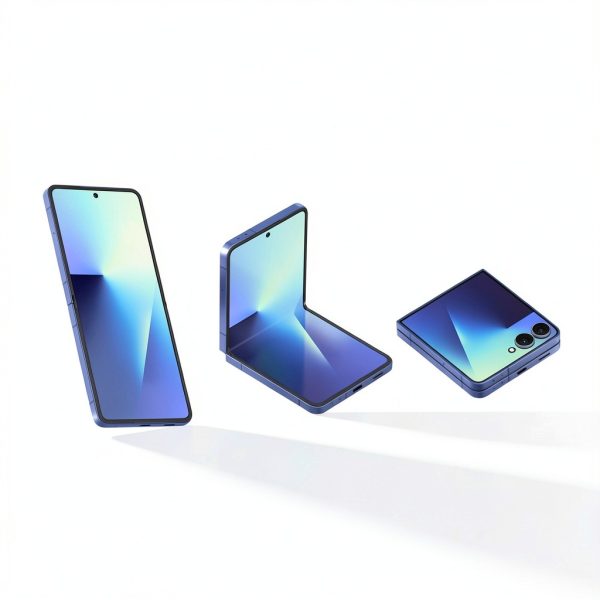 Samsung Galaxy Z Flip7 Unlocked Smartphone Blue Shadow-1