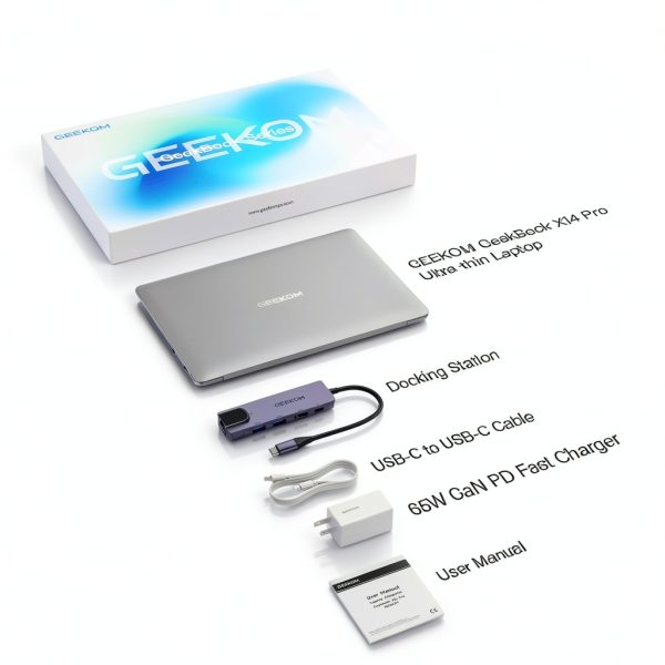 GEEKOM GeekBook X14 Pro Laptop 14 OLED Intel Core Ultra-12