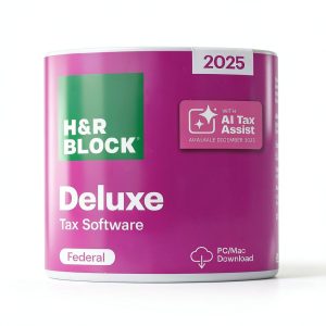 H&R Block Deluxe Tax Software Home Investment Deductions-0