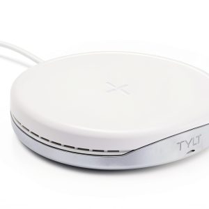 Tylt Crest Convertible Wireless Charger Pad Stand White-0