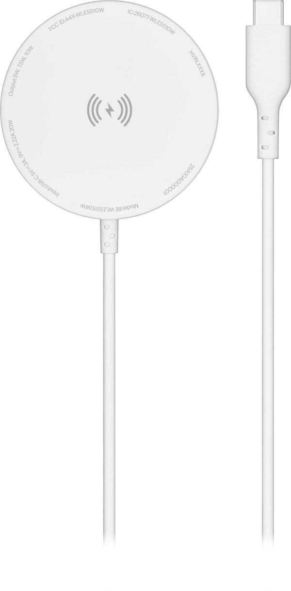 Best Buy Magnetic Wireless Charger 10W MagSafe Qi Compatible-0