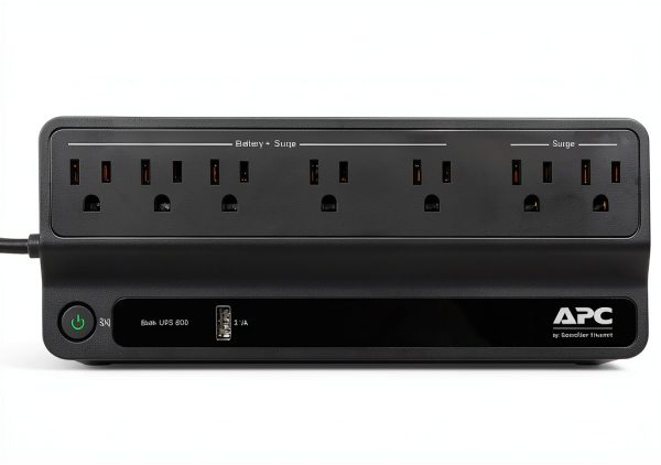 APC Back UPS 650VA Battery Backup Surge Protection-3