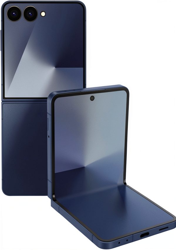 Samsung Galaxy Z Flip7 Unlocked Smartphone Blue Shadow-0