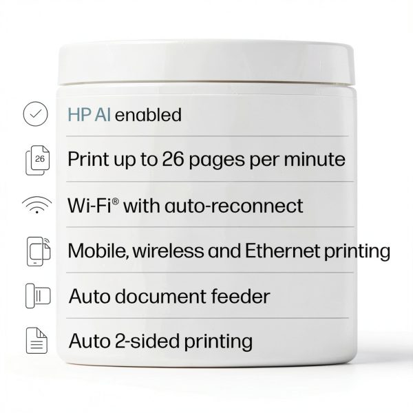 HP LaserJet Pro MFP 3301sdw Wireless AI Color Printer-1