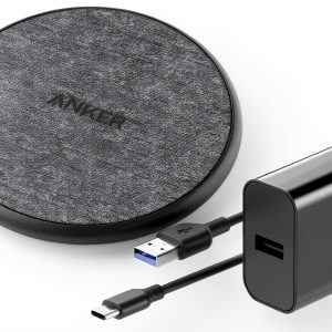 Wireless Charger Fast Charging Fabric Design Phone Safety-0
