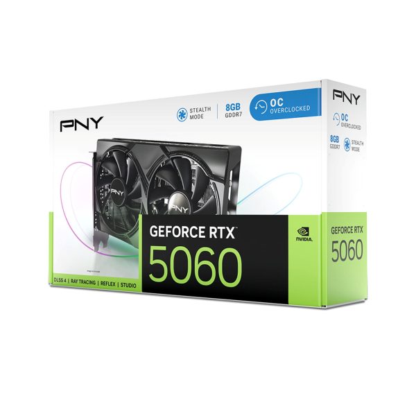 PNY GeForce RTX 5060 Overclocked 8GB Dual Fan Graphics Card-15