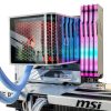 CLX Horus Gaming Desktop Intel Ultra 9 RTX 5080 White PC-9