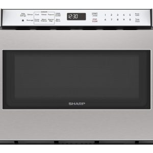 Sharp Drawer Microwave Sensor Cooking Stainless Steel Built-0