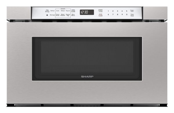 Sharp Drawer Microwave Sensor Cooking Stainless Steel Built-0