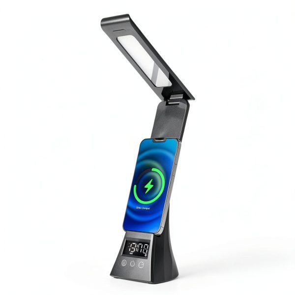 Pursonic 3-in-1 LED Desk Lamp Wireless Charging Digital-2