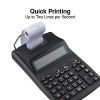 Staples Printing Calculator 12 Digit LCD Display Desktop-2