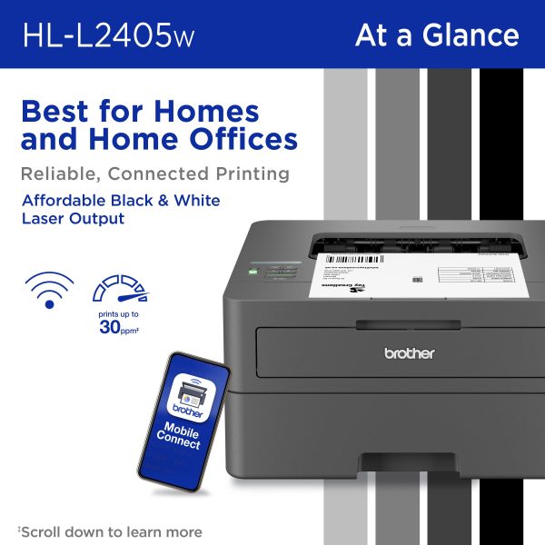 Brother HL L2405W Wireless Laser Printer for Home Office-1