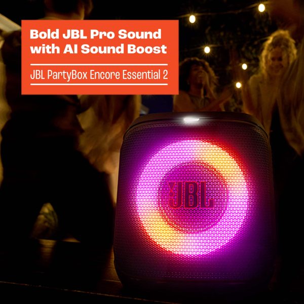 JBL PartyBox Encore Essential 2 Portable Speaker Pro Sound-4