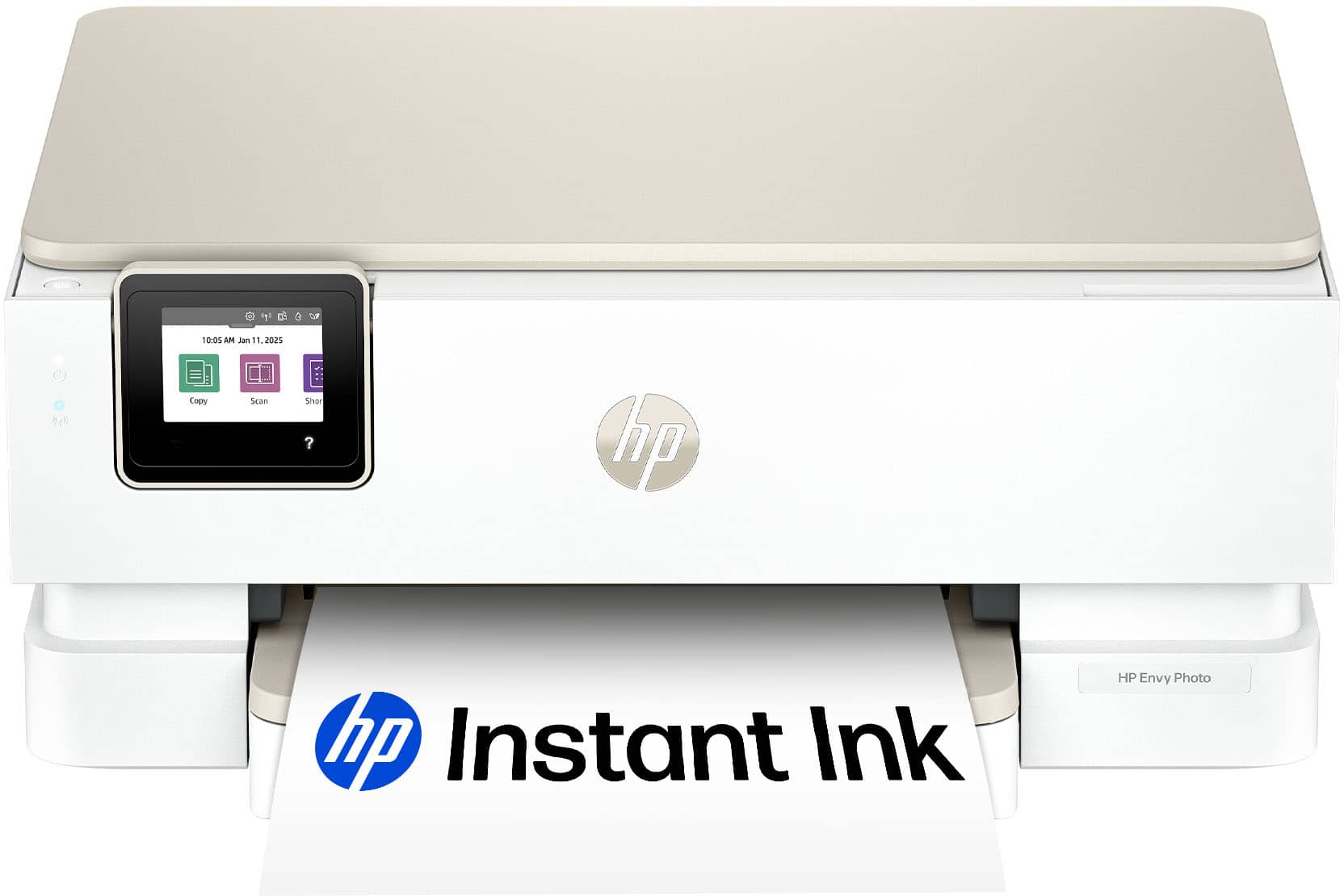 HP Envy Photo 7275 printer on a home office desk