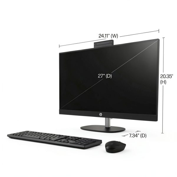 HP 27 Touch Screen All in One AMD Ryzen 7 16GB Memory-2