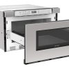 Sharp Drawer Microwave Sensor Cooking Stainless Steel Built-4