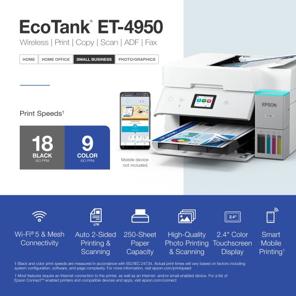 Epson EcoTank ET 4950 Wireless All in One Color Supertank-4