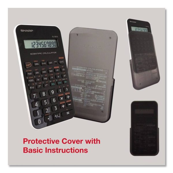 EL501X2BWH Scientific Calculator for Students Math Functions-2