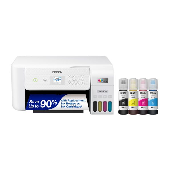 Epson EcoTank ET-2800 Wireless All-in-One Inkjet Printer-0