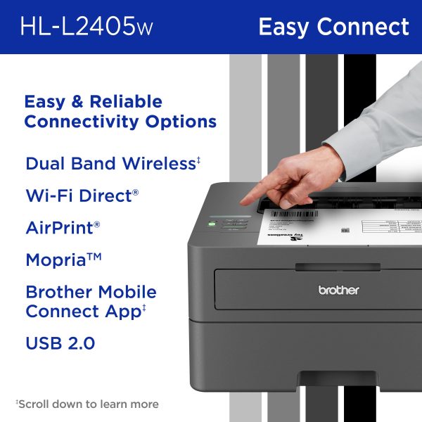 Brother HL L2405W Wireless Laser Printer for Home Office-6