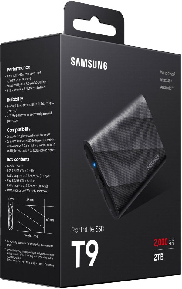 Samsung T9 Portable SSD External Storage Fast Speeds-8