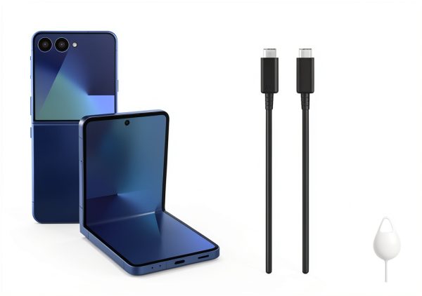 Samsung Galaxy Z Flip7 Unlocked Smartphone Blue Shadow-10