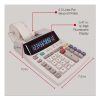 Sharp EL1801V Calculator Antimicrobial Protection Red Black-2